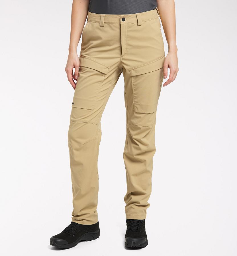 Haglöfs Womens Mid Fjord Hiking Pants Khaki New Zealand 60983SMCK
